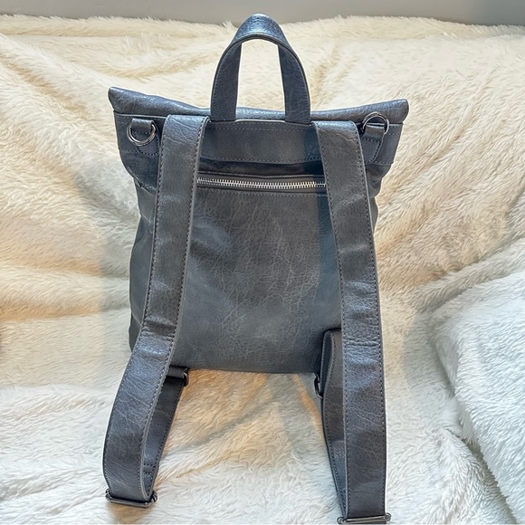 Urban Expressions Gray Minimalist Backpack - Picture 1 of 9
